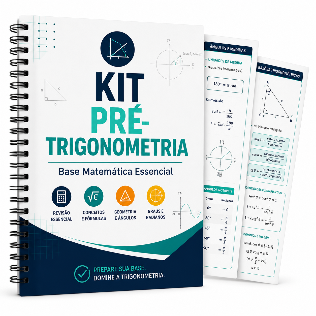 Kit Pré-Trigonometria - Base Matemática Essencial