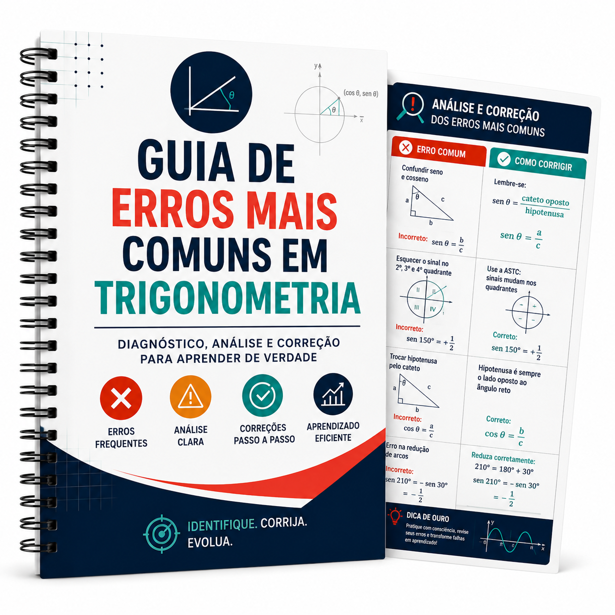 Guia de Erros Mais Comuns em Trigonometria